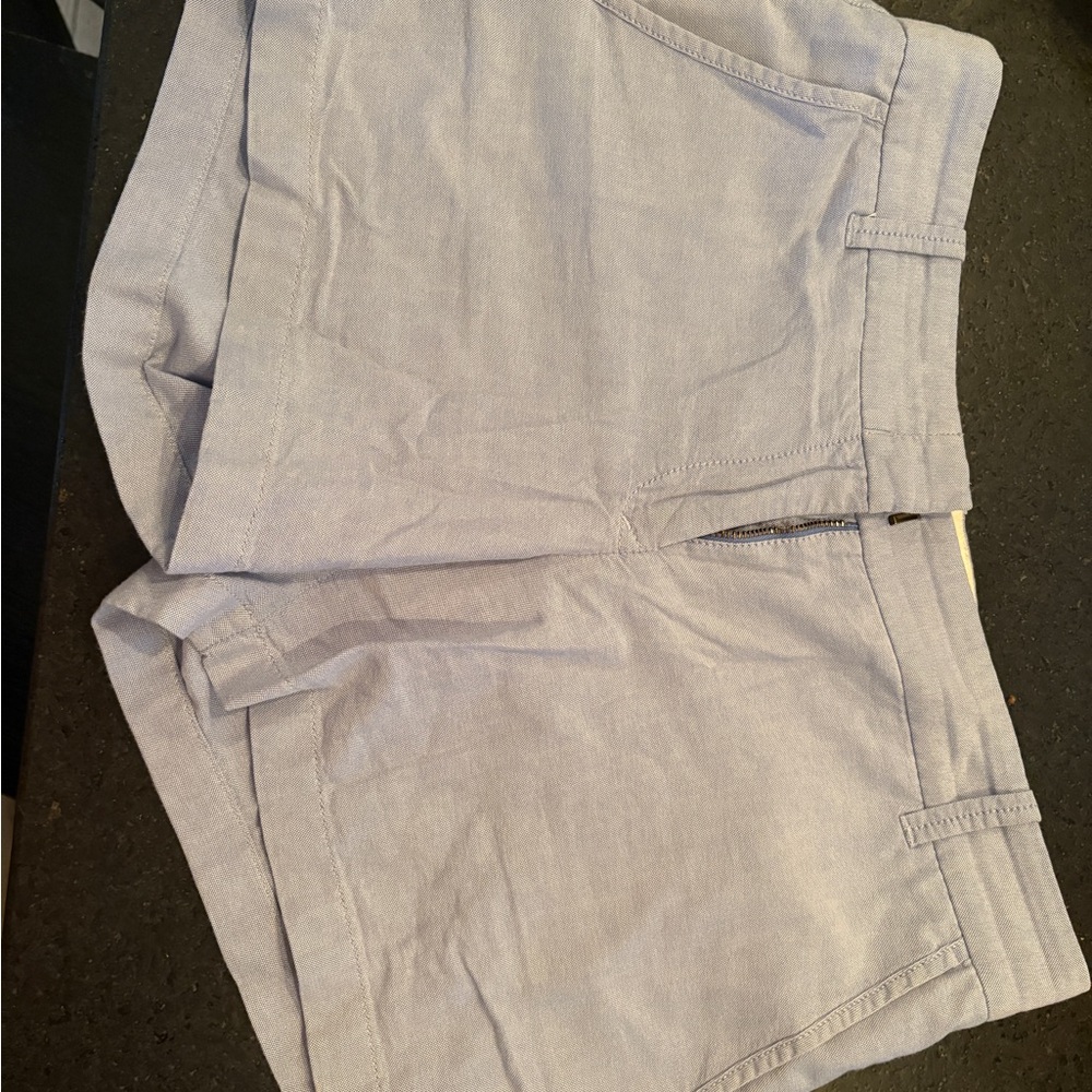 Light Blue Casual Shorts